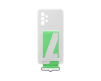 Thumbnail for Samsung Silicone Cover with Strap for Galaxy A73 5G - White