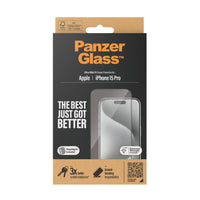 Thumbnail for PanzerGlass Screen Protector Ultra-Wide Fit for Apple iPhone 15 Pro - 6.1