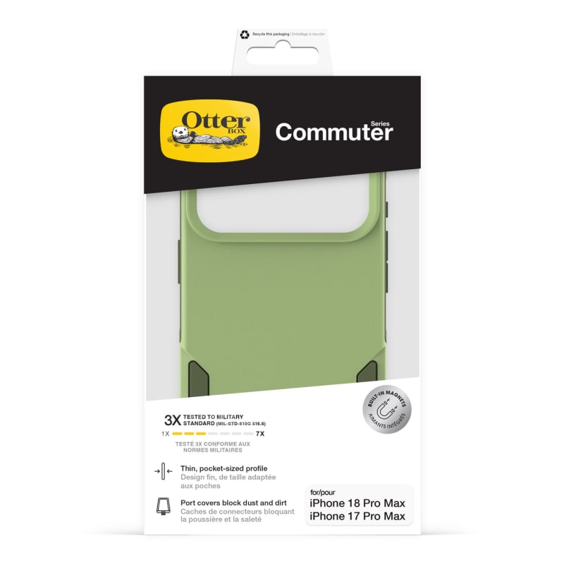 OtterBox Commuter Case with Camera Control for iPhone 18 Pro Max, 17 Pro Max - Green