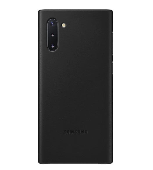 Samsung Galaxy Note 10 Leather Cover case - Black