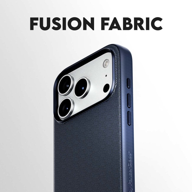 CARE by PanzerGlass Fusion Fabric MagSafe Case for iPhone 18 Pro, 17 Pro - Blue