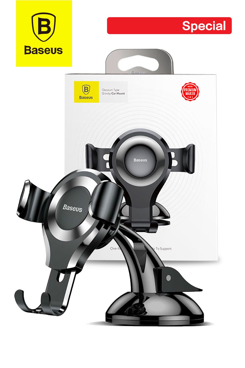 Baseus Gravity Car Holder - Black