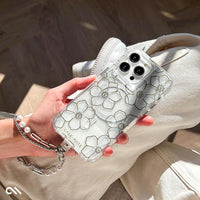 Thumbnail for Case-Mate Floral Gems MagSafe Case For iPhone 15 Pro Max - Gold