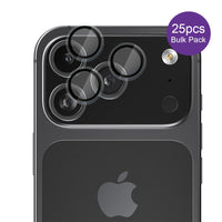 EFM Camera Lens Protector Bulk Pack - 25 Units for iPhone 17 Pro / 17 Pro Max - Clear