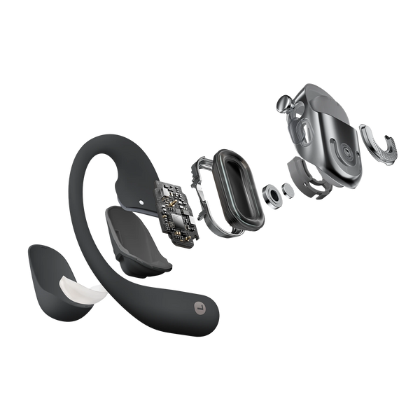 Shokz OpenFit 2+ True Wireless Earbuds - Black