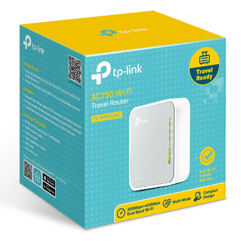 TP-Link AC750 750Mbps Dual Band WiFi Wireless Travel Router