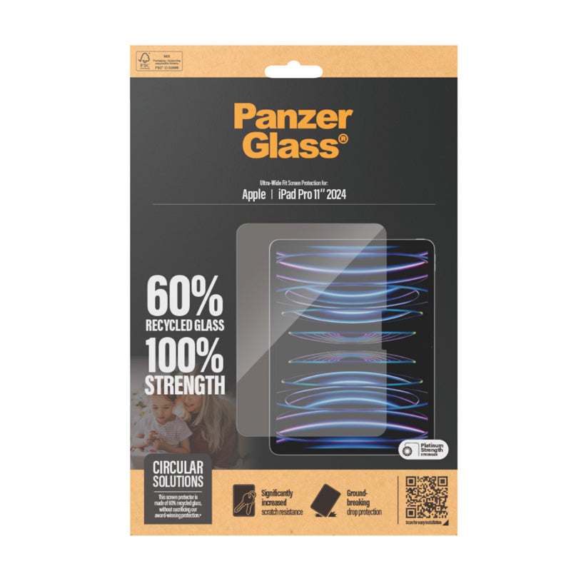 PanzerGlass UltraWide Fit Screen Protector for iPad Pro 11" Gen 5 2024