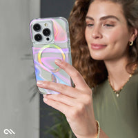 Thumbnail for Case-Mate Soap Bubble Magsafe Case for Apple iPhone 15 Pro - Iridescent