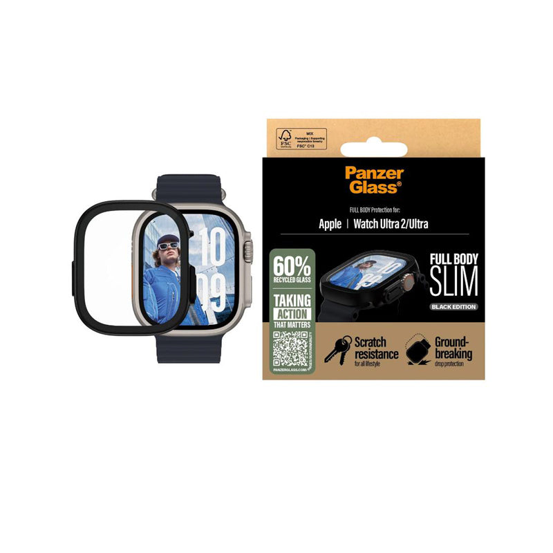 PanzerGlass Snappie Screen Protector for Apple Watch Ultra 2024- Black