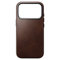 NOMAD Traditional Case for iPhone 18 Pro - Rustic Brown Horween