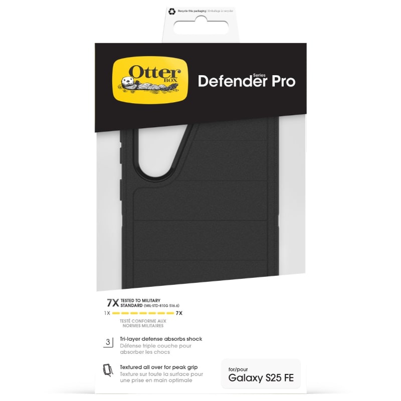 OtterBox Defender Pro Case for Samsung Galaxy S25 FE - Black