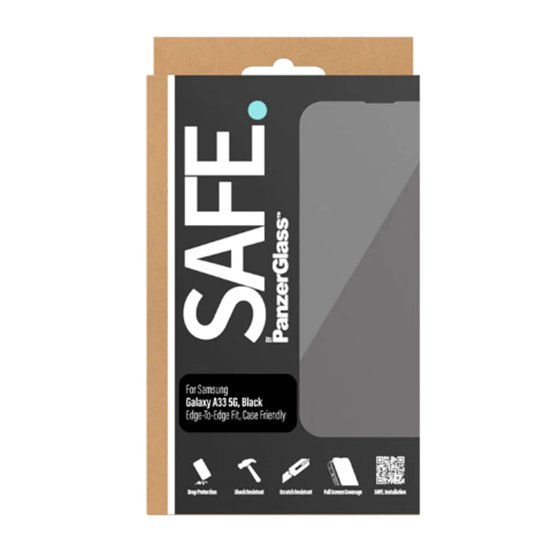 PanzerGlass Edge to Edge Screen Protector for Samsung Galaxy A33 5G - Black