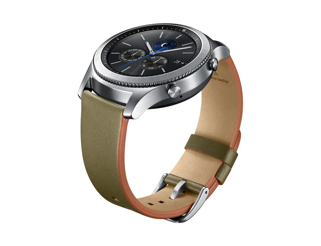 Samsung Classic Leather Band for Gear S3 - Olive Green