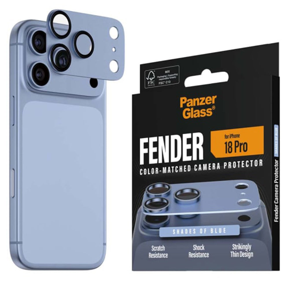 PanzerGlass Fender Camera Protector for iPhone 18 Pro - Italian Blue