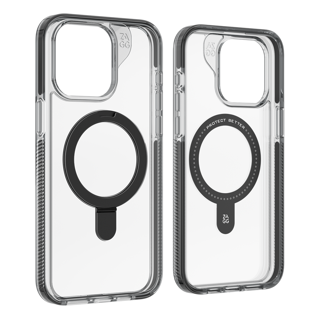 Santa Cruz Snap Case Ring Stand | iPhone 15 - Clear/Black
