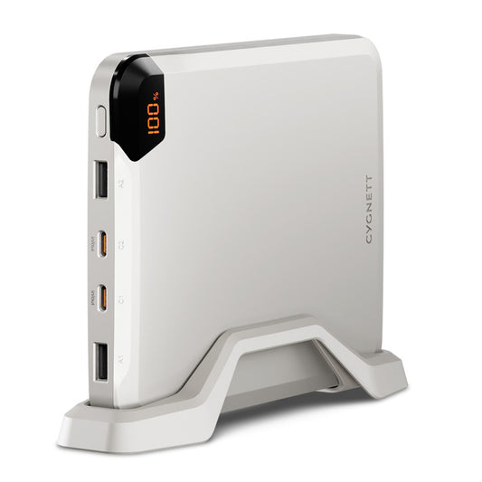 Cygnett VertPWR 25000mAh Laptop Power Bank + Stand - Champagne