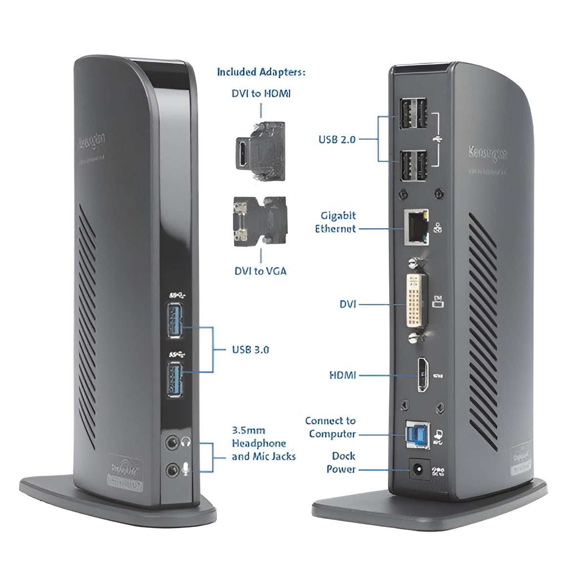 Kensington USB 3.0 Docking Station 33972 for Laptops, Notebooks and Ultrabooks