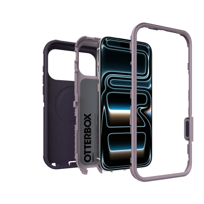 OtterBox Defender Pro Case for iPhone 18 Pro Max, 17 Pro Max - Purple