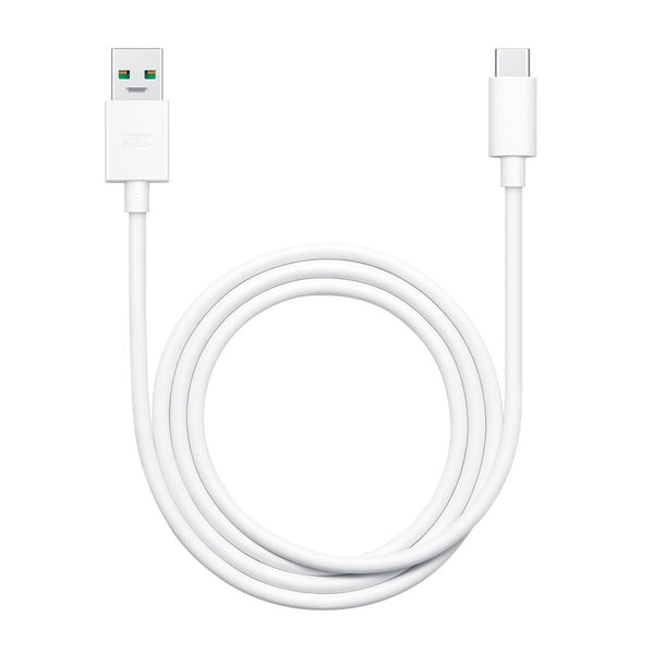 OPPO VOOC 65W 5A 6.5A Fast Cable USB-A to USB-C - White