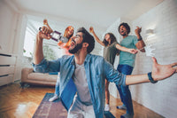 Thumbnail for Laser Wireless Karaoke Microphone with LED Lights - Black