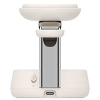 Belkin UltraCharge Pro 3-in-1 Magnetic Charging Dock w/ Qi2 (25W) + 45W Wall Charger + USB-C Cable(1.5M)- Sand