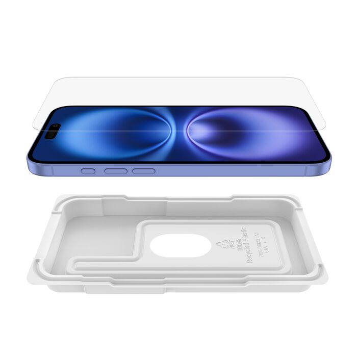 Belkin UltraGlass 2 Screen Protector for iPhone 16 Plus / 15 Plus / iPhone 14 Pro Max