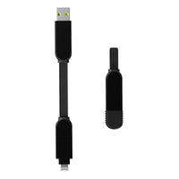 Thumbnail for Rolling Square inCharge X 100W 6 in 1 Keyring Cable - Lava Black