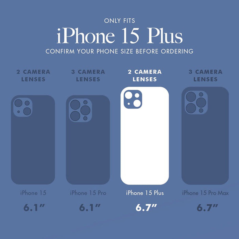 Case-Mate Rifle Paper Magsafe Case for Apple iPhone 15 Plus - Garden Party Blue