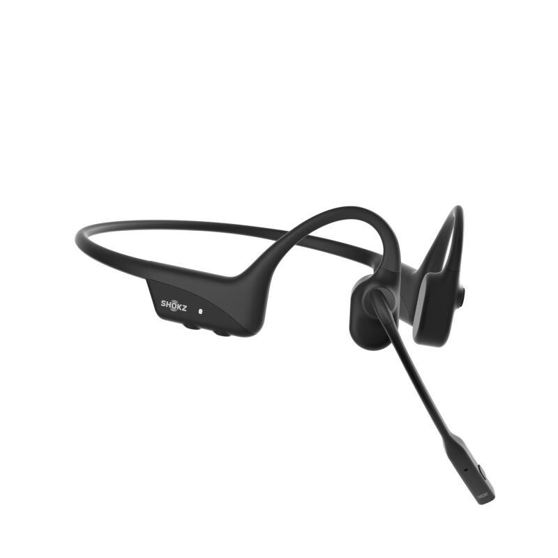 Shokz OpenComm Bone Conduction Open-Ear Wireless Headphones - Black