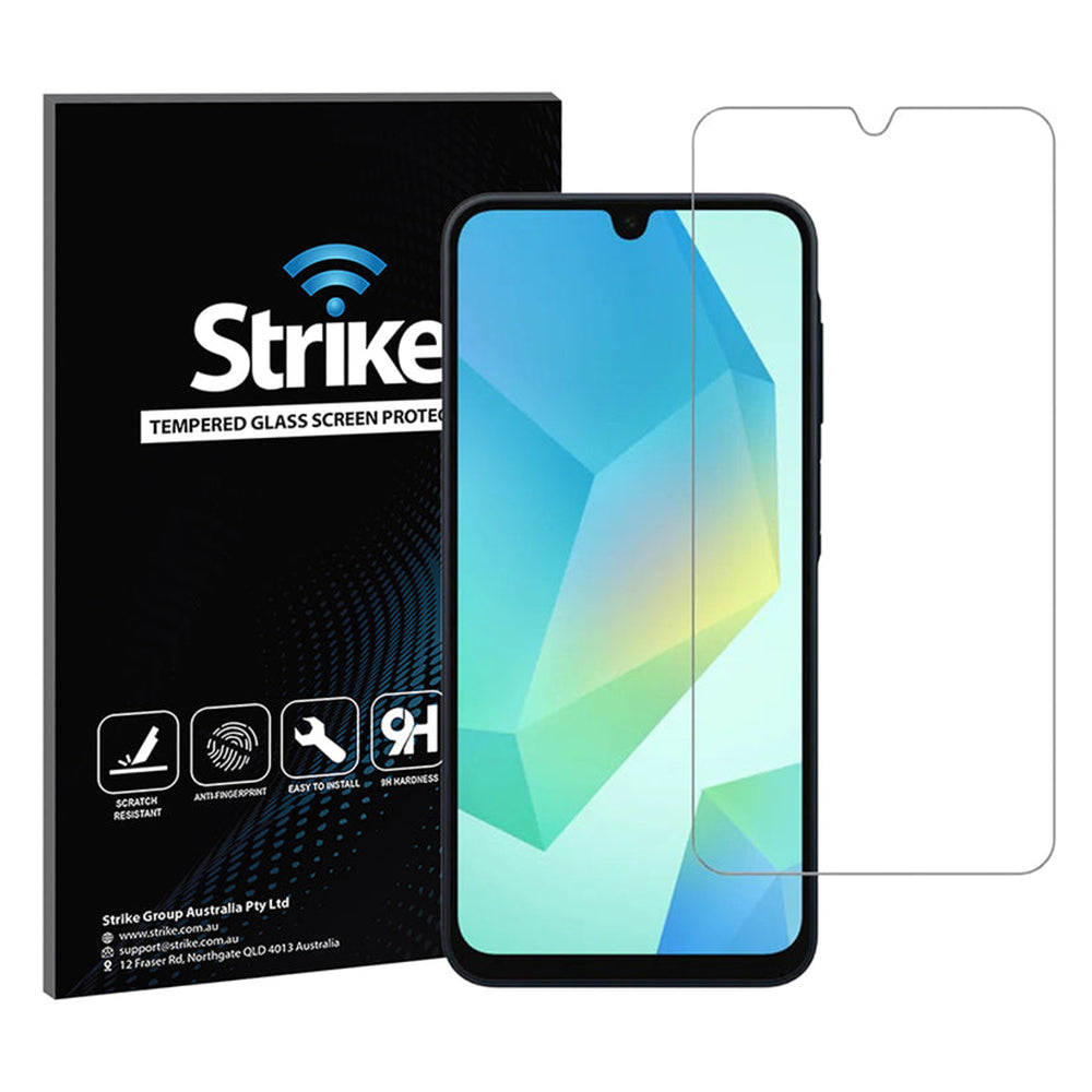 Samsung (Strike) Tempered Glass Screen Protector for Samsung Galaxy A16 - Clear