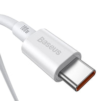 Thumbnail for Baseus Superior Series Fast Charging Data Cable USB-C to USB-C 100W 2Meter - White