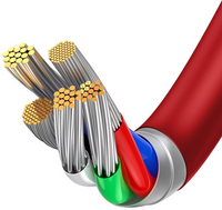 Thumbnail for Baseus Superior Series USB-C to Lightning 20W Fast Charging Cable Cord 2M - Red