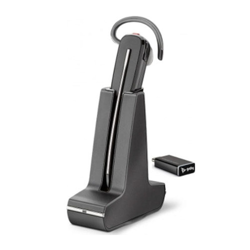 Poly Savi S8240-M UC D200 USB-C Convertible Dect Wireless Headset 8D3G6AA - Black