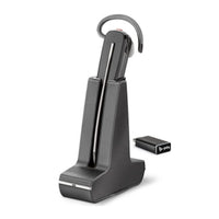 Thumbnail for Poly Savi S8240-M UC D200 USB-C Convertible Dect Wireless Headset 8D3G6AA - Black