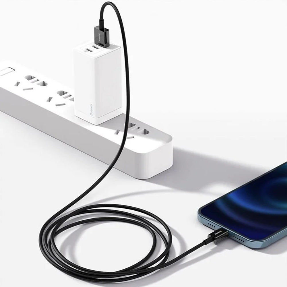 Baseus Superior Series Fast Charging Data Cable USB-A to Lightning 2M - Black