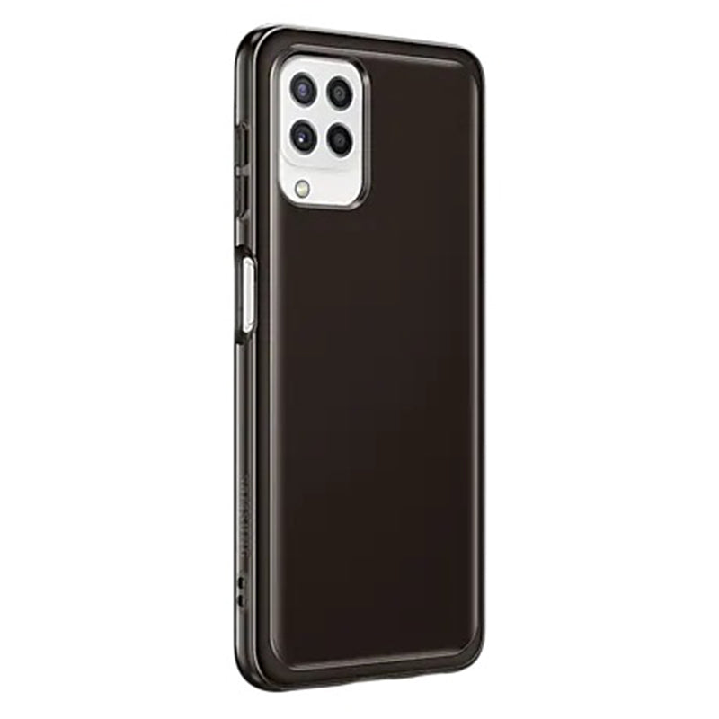 Samsung Galaxy A22 4G Soft Clear Cover Case - Black