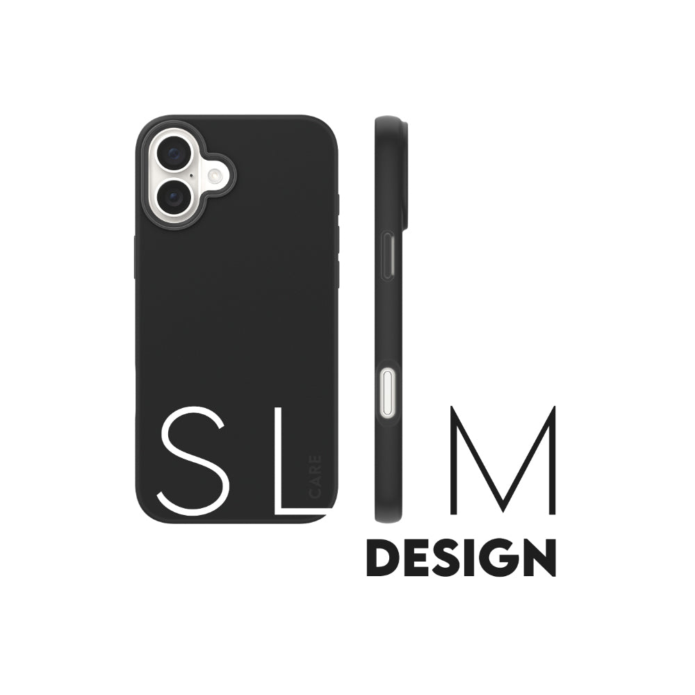PanzerGlass CARE Fashionable Case for Apple iPhone 16 Plus- Black
