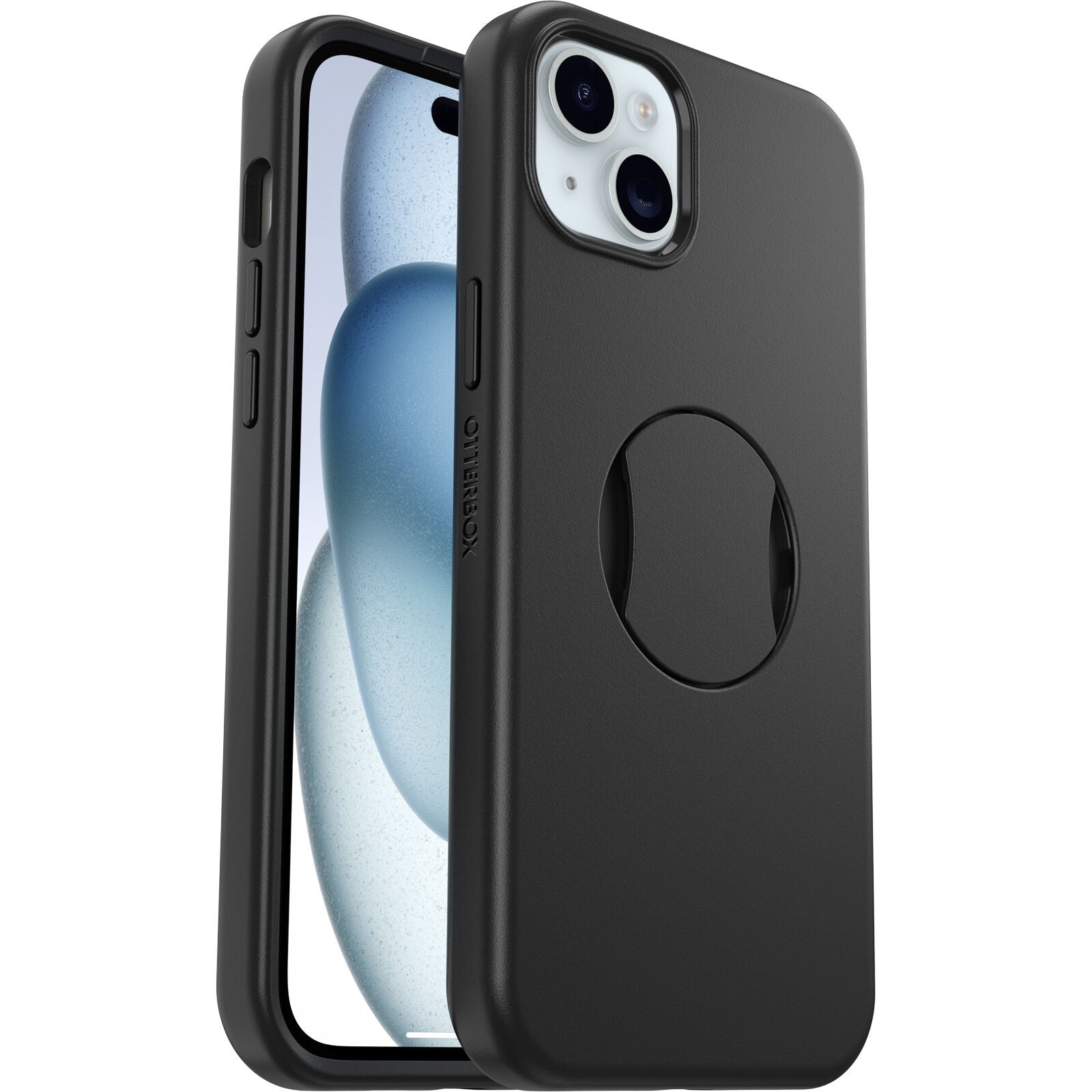 OtterBox OtterGrip Symmetry MagSafe Case for Apple iPhone 15 Plus / 14 Plus (6.7') - Black