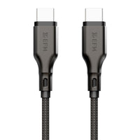 Thumbnail for EFM USB-C to USB-C Essential Power Cable with Aramid Fibre Reinforcement 1M - Black
