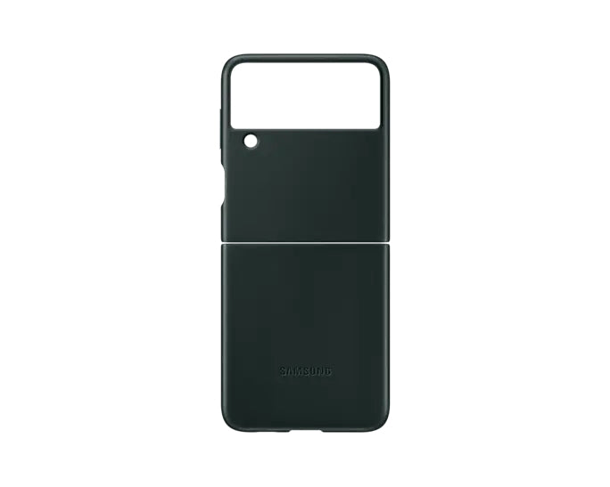 Samsung Leather Cover for Galaxy Flip3 - Green