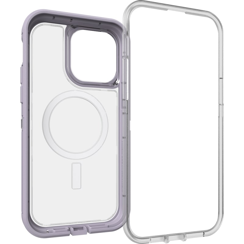 Otterbox Defender XT Clear MagSafe Case for iPhone 14 Pro Max - Lavender Sky / Clear