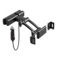 Thumbnail for Cygnett CarGO III Pro Adjustable Car Headrest Tablet Mount with USB Ports for 7-11.9
