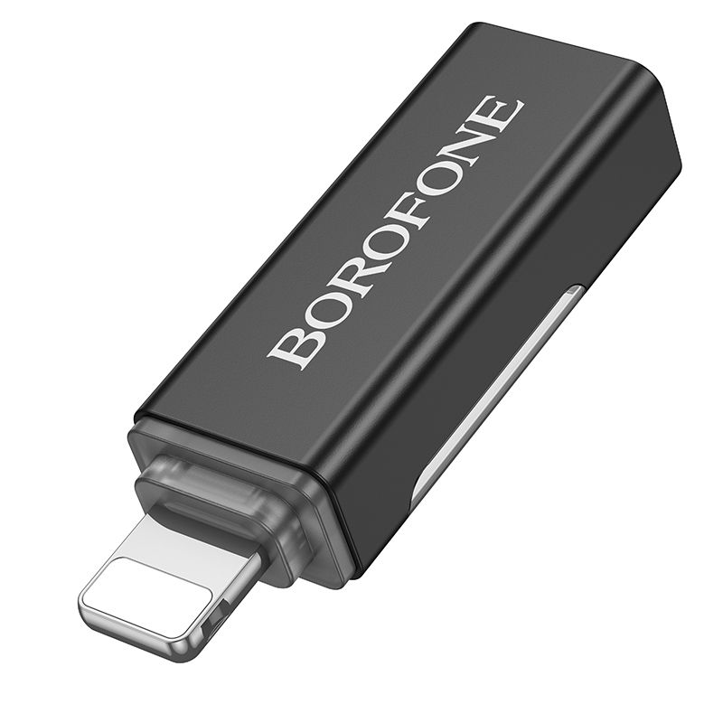 BOROFONE BV25A iPhone Male to Type-C Female Screen Display Adapter - Black