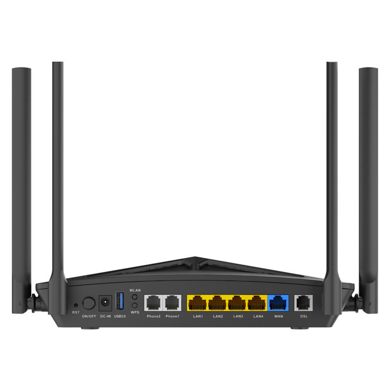 D-LINK Dual Band Wireless AX3000 VDSL2 / ADSL2+ Modem Router with VOIP - Black