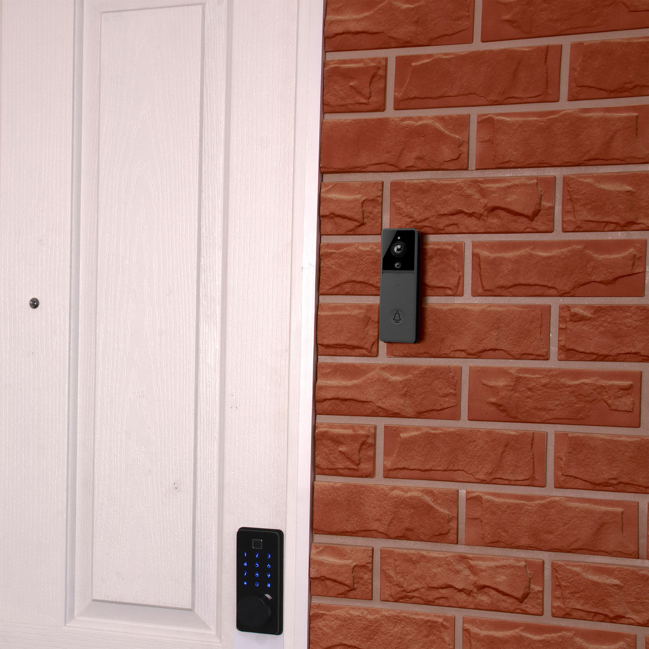 Laser Smart Full HD Video Doorbell- Black