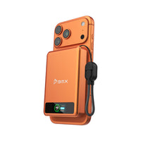 Thumbnail for BMX SolidSafe 10,000mAh Solid-State Magnetic Power Bank - Orange