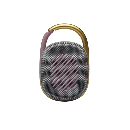 JBL Clip 4 Ultra-portable Waterproof Speaker - Grey/ Pink