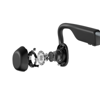 Thumbnail for Shokz OpenMove Bone Conduction Open-Ear Lifestyle/Sport Headphones - Grey