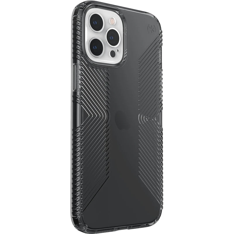Speck Presidio Perfect Clear Grip Suits iPhone 12 Pro Max - Black Obsidian