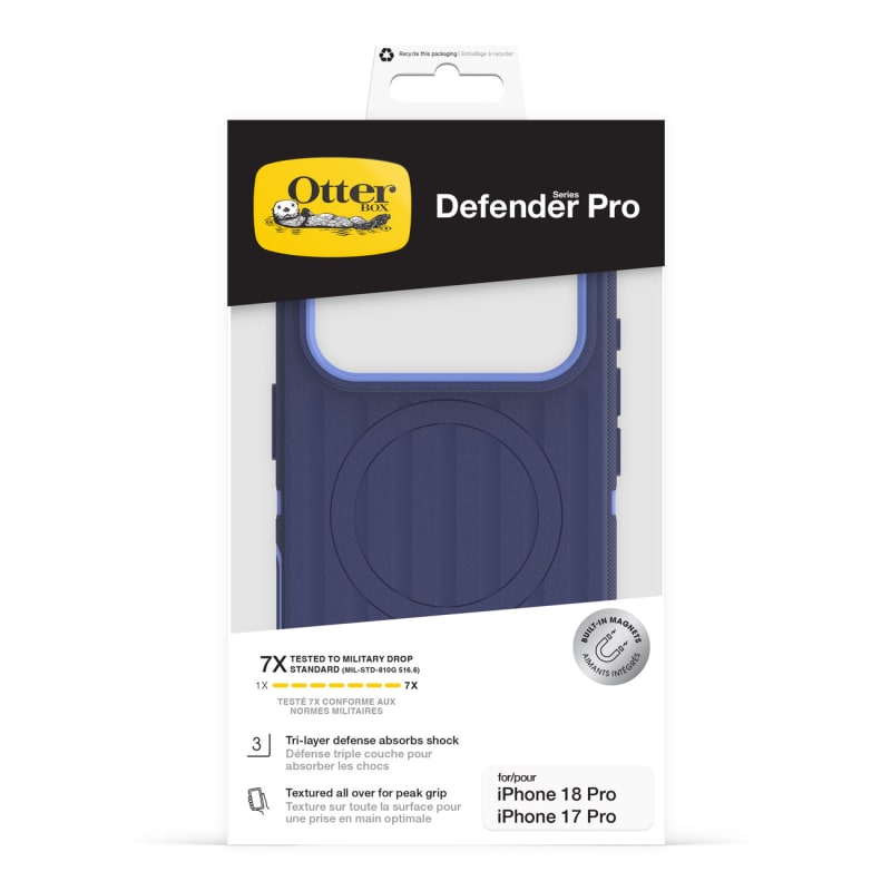 OtterBox Defender Pro Case for New iPhone 18 Pro, 17 Pro - Blue